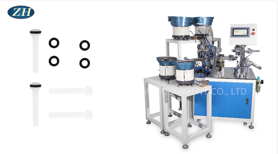 Máy lắp ráp tự động vòng thanh màu trắng Độ bền tốt